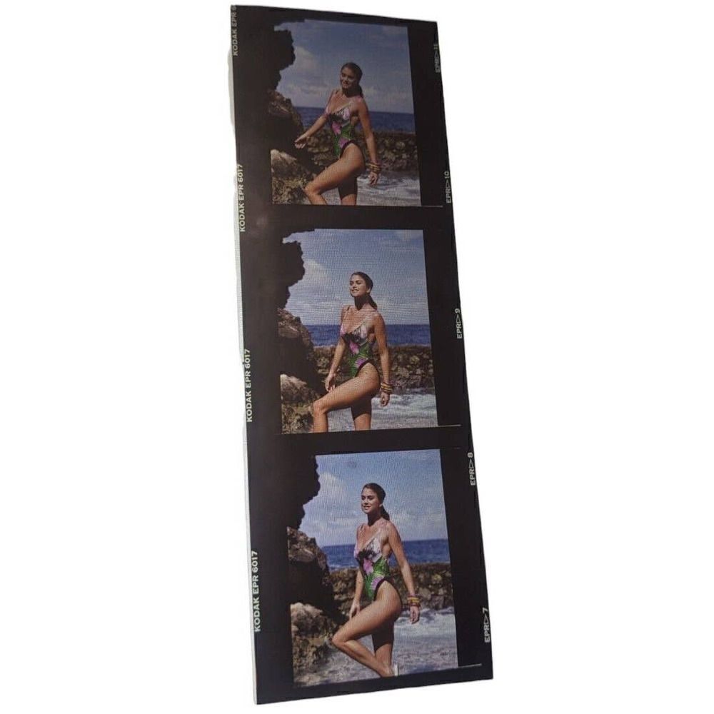 Kathy Ireland Triple Photo Slide Swimsuit Model Catalog‎ Production Picture (C6)